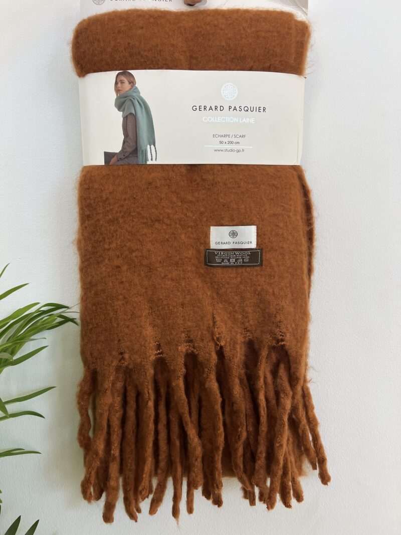 BUFANDA LANA CARAMELO
