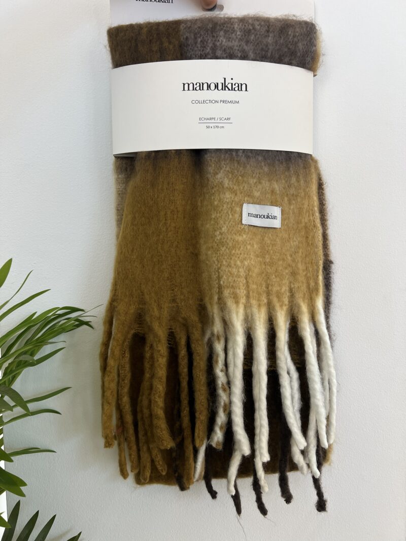 BUFANDA CUADROS TONOS TIERRAS