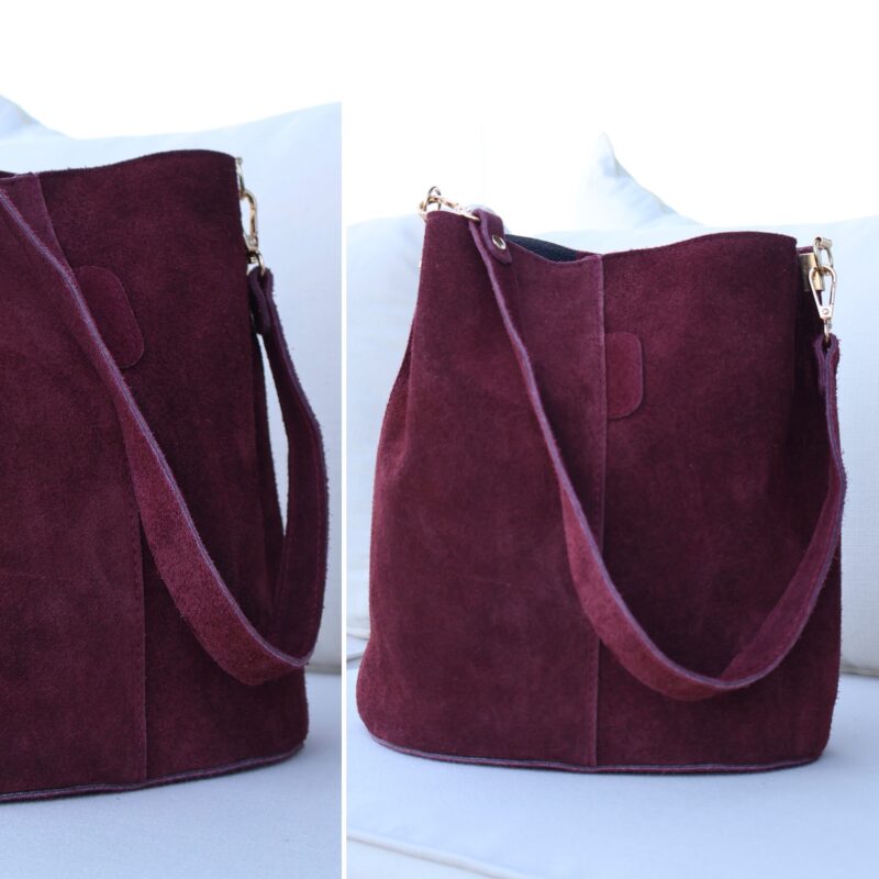 BOLSO BOMBONERA BURDEOS