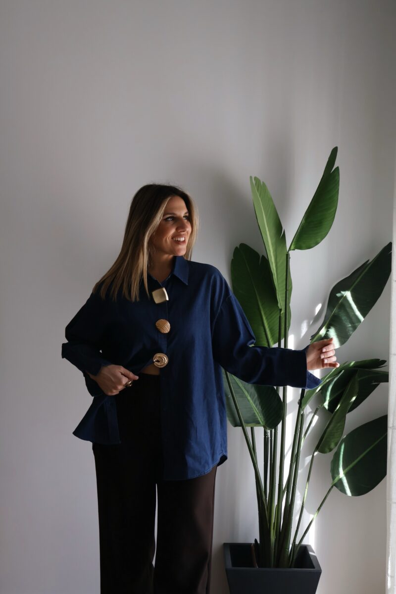 CAMISA DENIM BOTONES