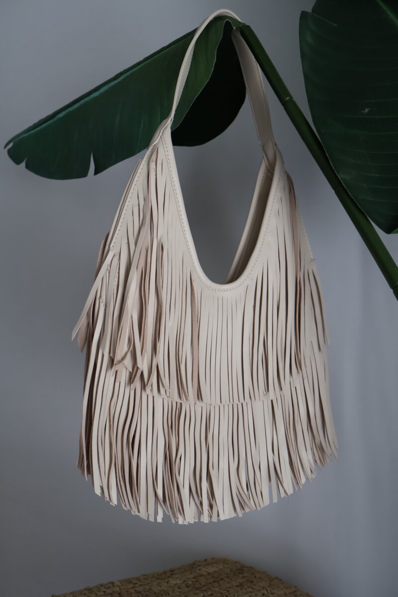 BOLSO SHOPPER FLECOS BEIGE
