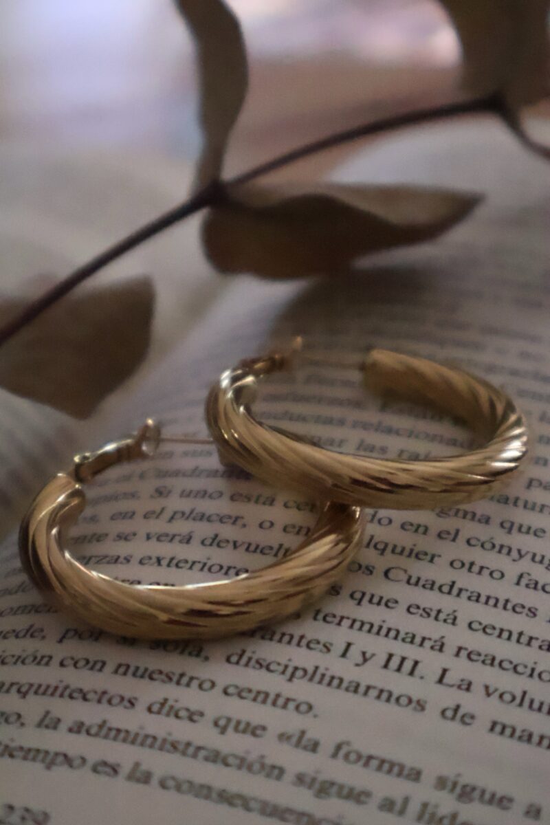 Aros trenzados acero