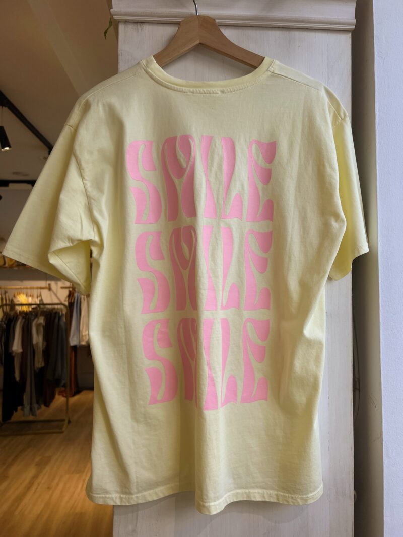 CAMISETA "SMILE" AMARILLA