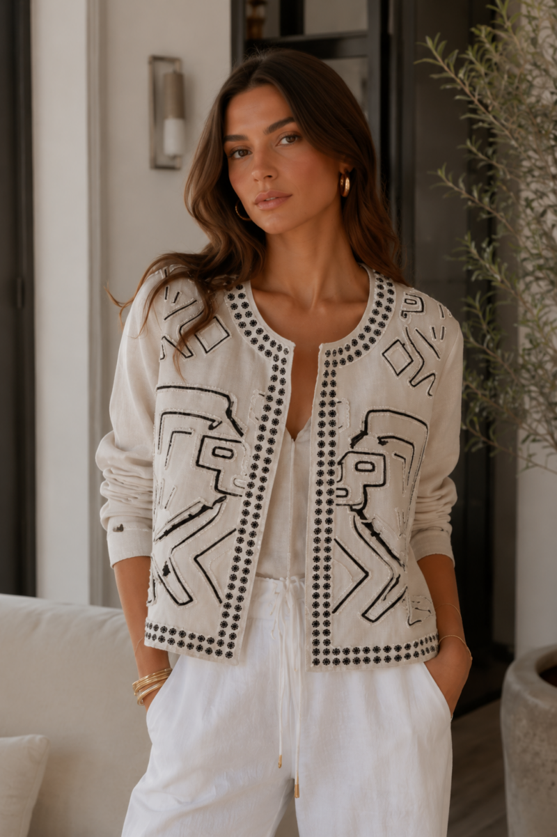 CHAQUETA BORDADO PREDERÍA