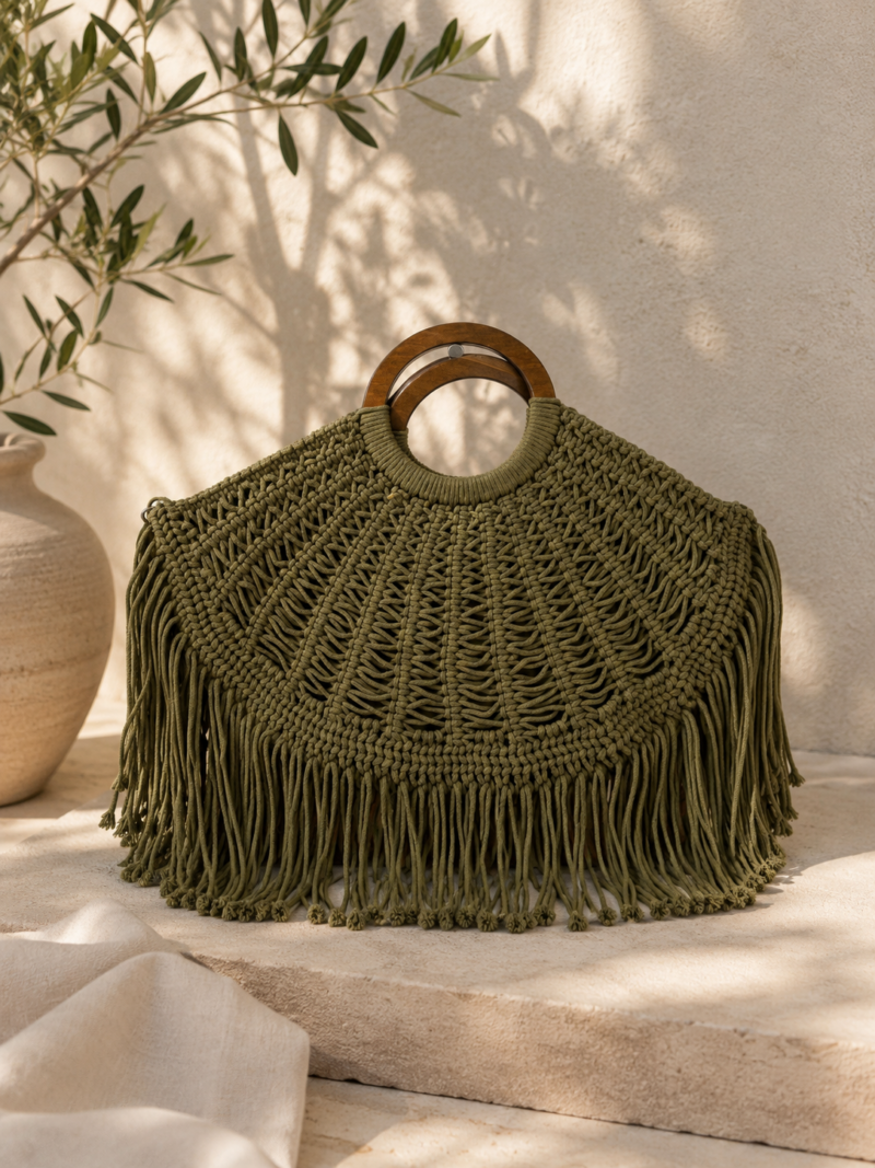 BOLSO FLECOS VERDE
