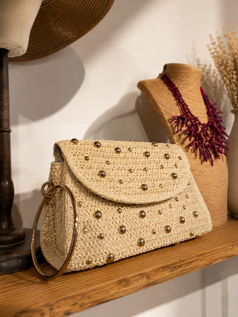 BOLSO MANO TACHUELAS