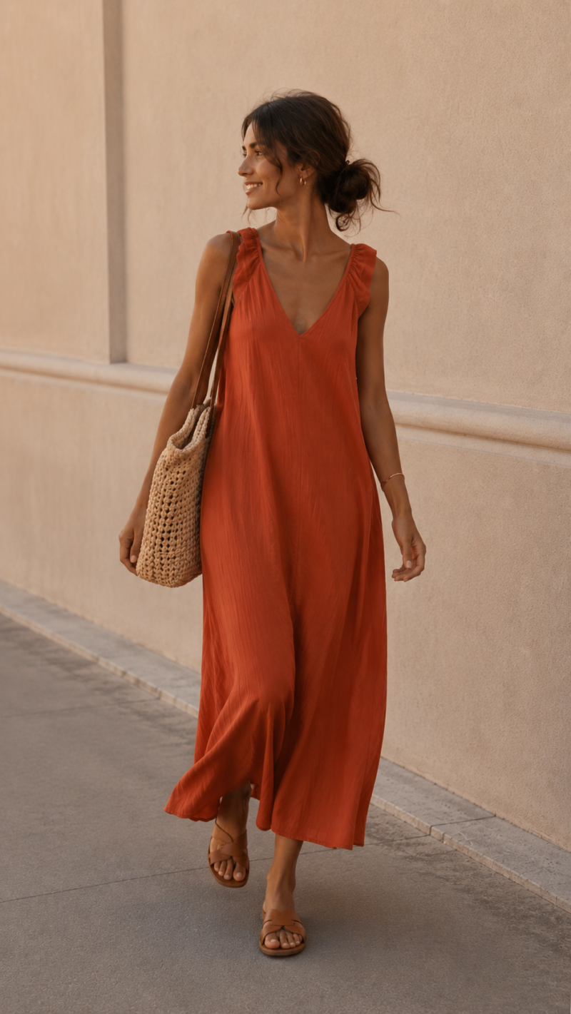 VESTIDO TIRANTES CALDERA