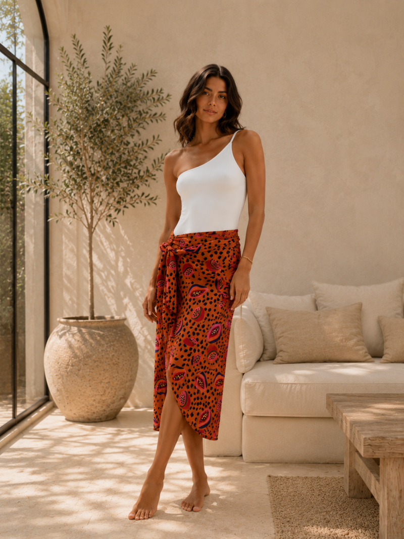 FALDA ESTAMPADA PAREO
