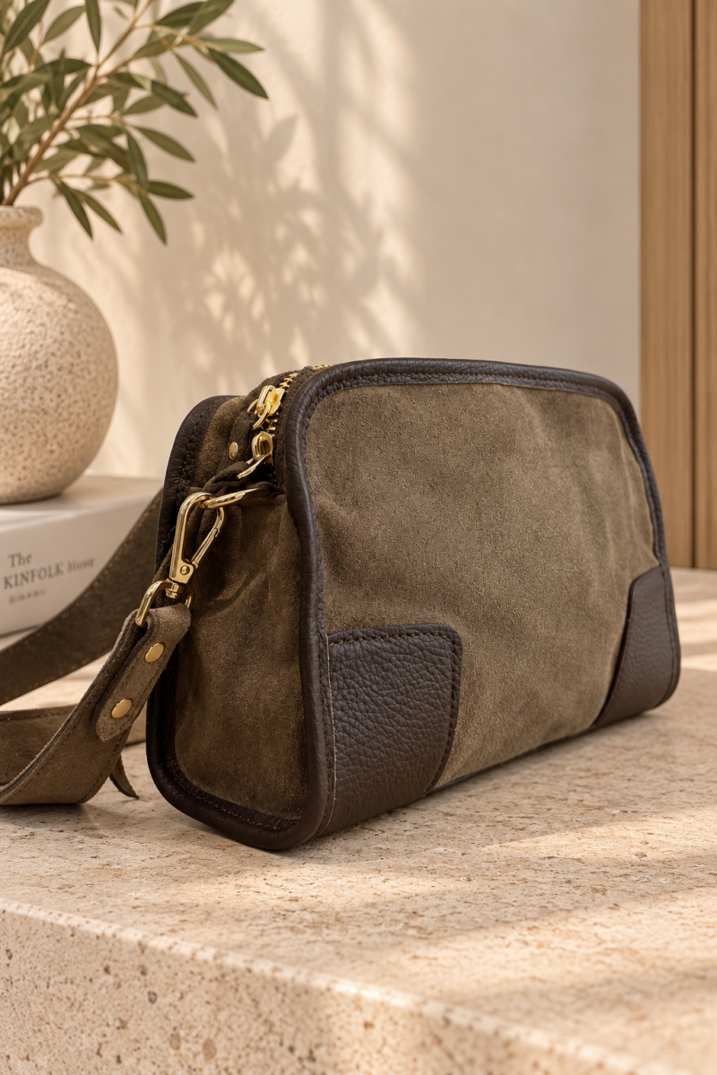 BOLSO RECTANGULAR PIEL