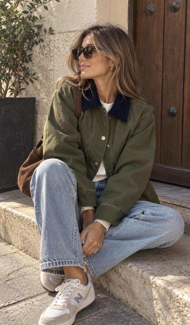 PARKA VERDE KAKI