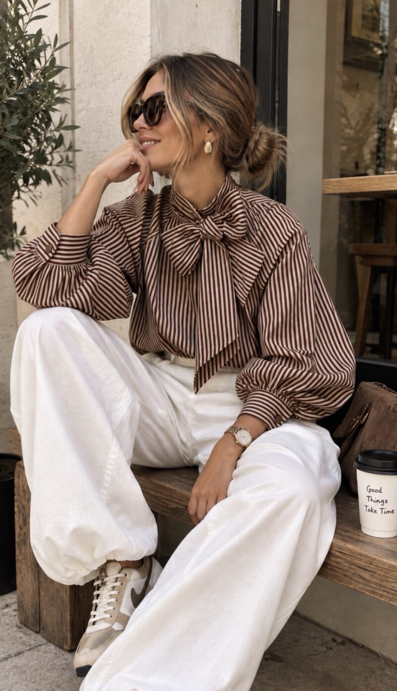 BLUSA LAZO RAYAS