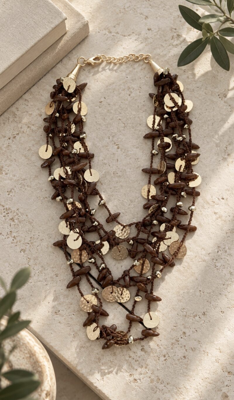 COLLAR  DETALLES DORADOS