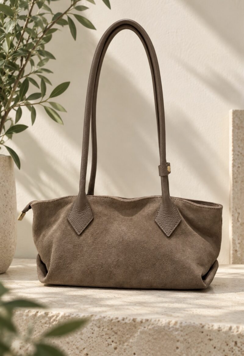 BOLSO BAGUETTE PIEL ANTE